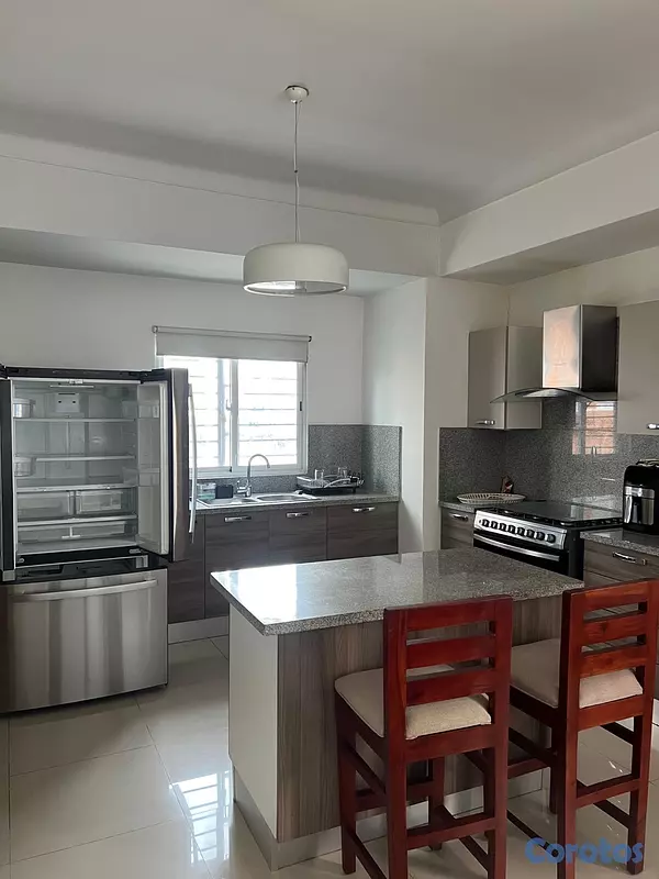 apartamentos - Apartamento en Alquiler Totalmente Amueblado. 📍 Evaristo Morales
 2