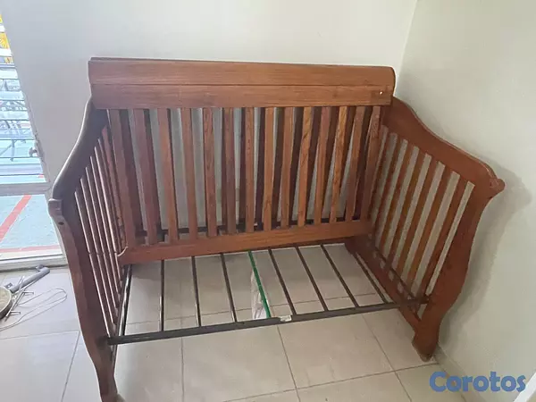 muebles - Cuna cama de madera  2