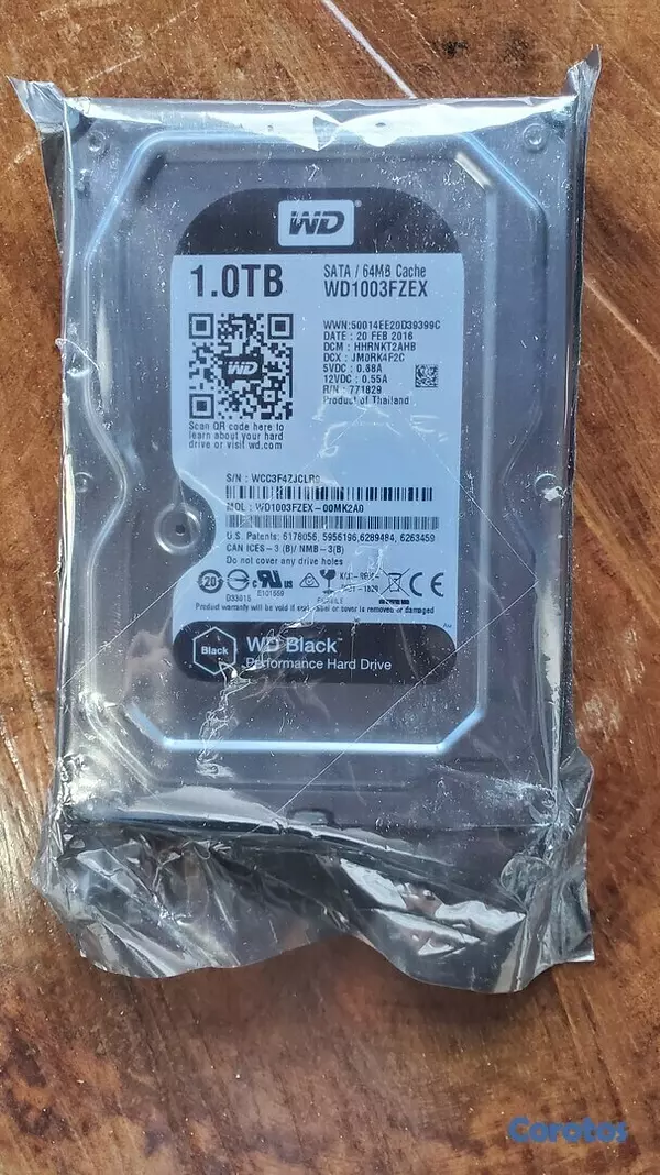 accesorios para electronica - Disco duro WESTERN DIGITAL BLACK - 1 terabyte 1