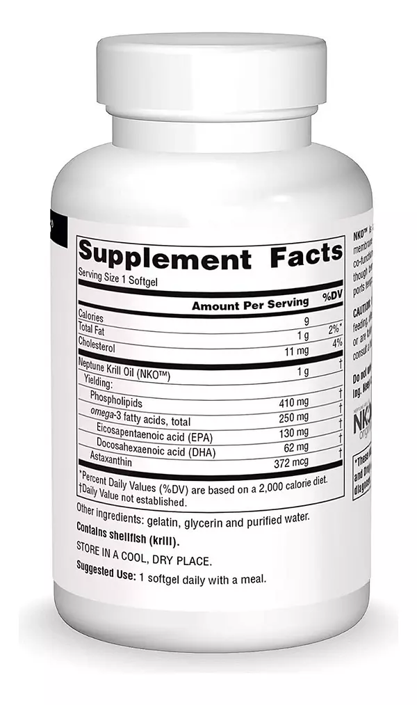 Salud y Equipamiento Médico - Aceite Krill 90cap Source Natural 2