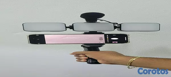 camaras y audio - Kit de video making AY-49 de 3 luces ideal para podcast y videos 2