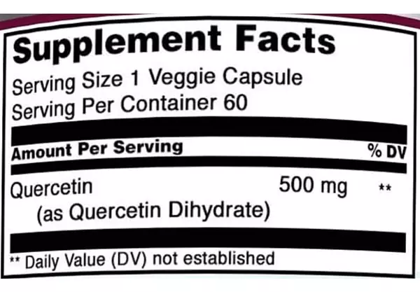 Salud y Equipamiento Médico - Quercetina 500mg 60caps Amazing - - Unidad A $2798 2
