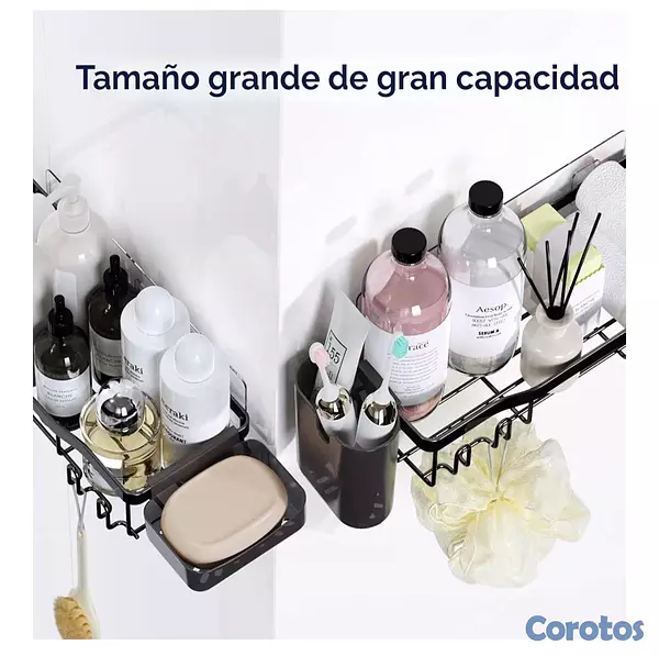 decoración y accesorios - Organizador para ducha en acero inoxidable 7 pieza 4