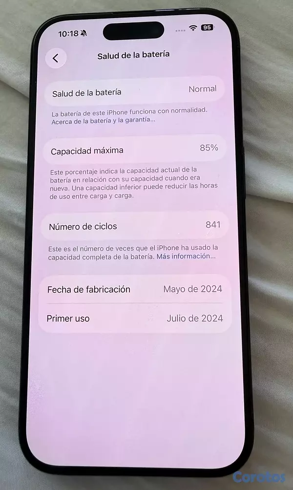 celulares y tabletas - IPHONE 15 PRO 256GB 7