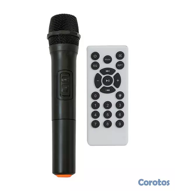 otros electronicos - Bocina Bluetooth de 15 pulgadas con asa y ruedas para su facil transporte y micr 7