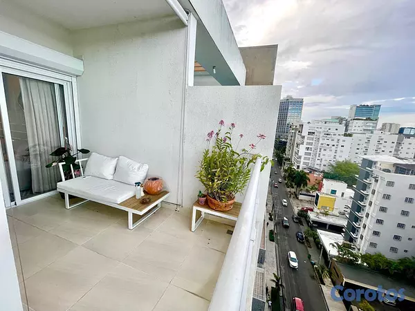 apartamentos - Apartamento Amueblado en Evaristo Morales 9