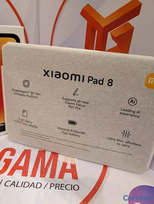 celulares y tabletas - XIAOMI PAD 8, 8GB RAM 256GB ROM 6