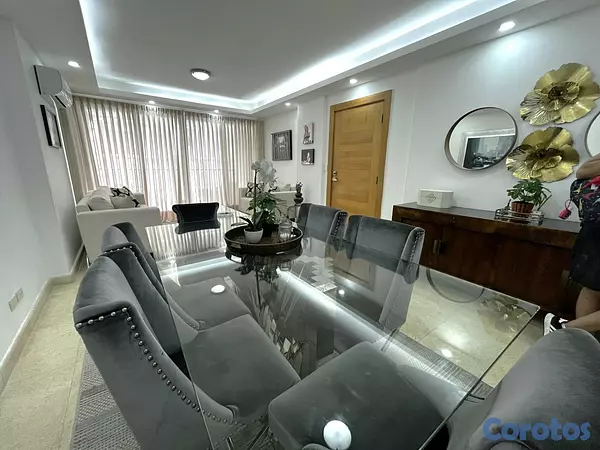 apartamentos - Apartamento Alquiler Piantini Amueblado DOS Habita 10