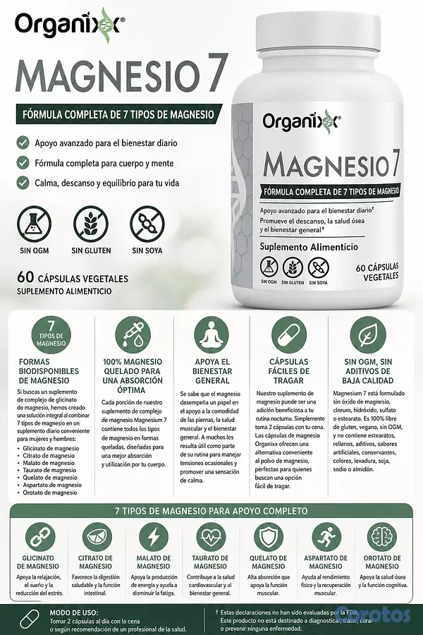 Salud y Equipamiento Médico - Todo tipo de suplementos y vitaminas: magnesio,probióticos,aminoácidos, creatina 2