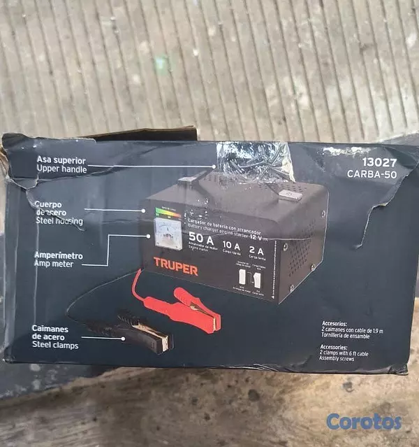 otros electronicos - cargador de batería Truper 6