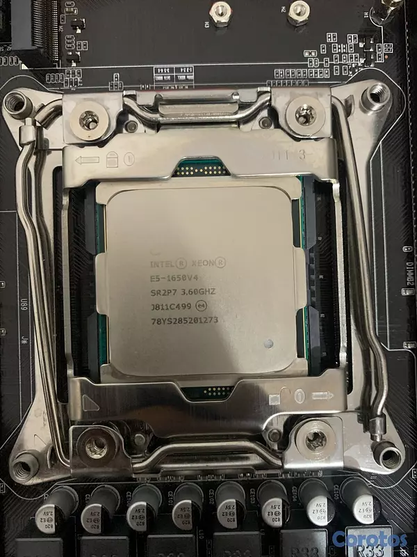 computadoras y laptops - placa madre x99 mougol placa+procesador  7