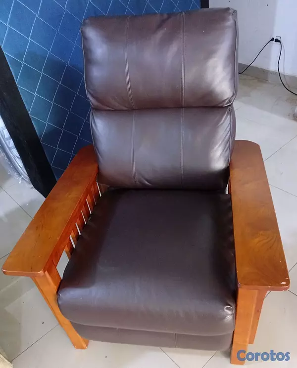 muebles y colchones - sillón reclinable importado  3