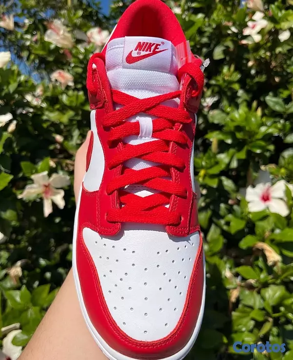 zapatos unisex - Tenis Teni Nike Dunk Low St John’s White and Red Original Originales Sneaker 🎃 4