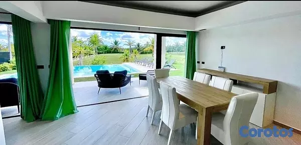 casas vacacionales y villas - venta de Villa de lujo primera línea campo de golf en la Romana de 750mts   6