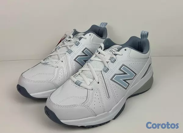 zapatos para mujer - New Balance 608v5 Training Shoe Women’s Size 7 D Wide White/Blue 6