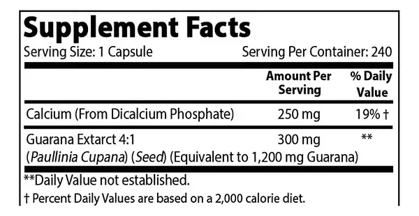 Salud y Equipamiento Médico - Guarana 1200  Mg Best Naturals 2