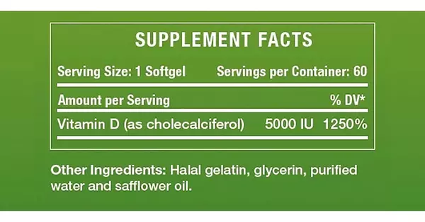Salud y Equipamiento Médico - Vitamina D3 5000iu Noor Vitamin 2