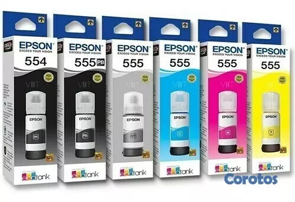 impresoras y scanners - BOTELLA DE TINTA EPSON ORIGINALES  PARA IMPRESORA L8180,555,554 3