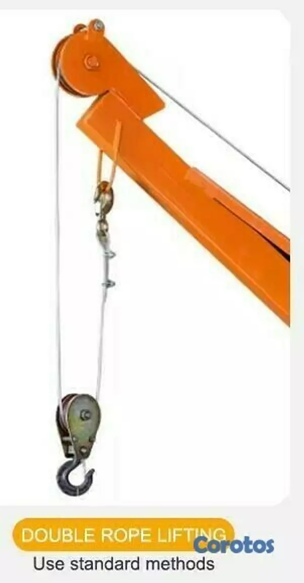 equipos profesionales - Grua polea electrica de gancho de elevacion giratoria winche de 1000KG 6