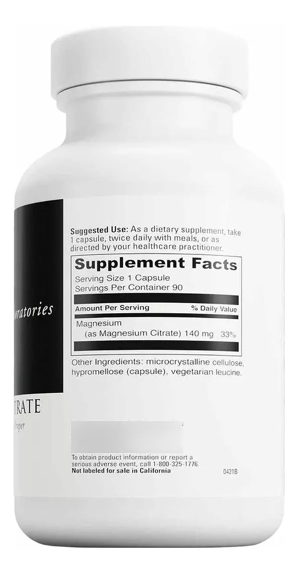 Salud y Equipamiento Médico - Citrato Magnesio 140 Mg Davinci 2