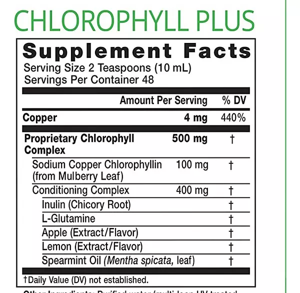 Salud y Equipamiento Médico - Clorofila 500 Mg Eniva Health 2