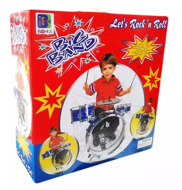 juguetes - Batería De Juguete Para Niño, Tambor, Bateria. 6