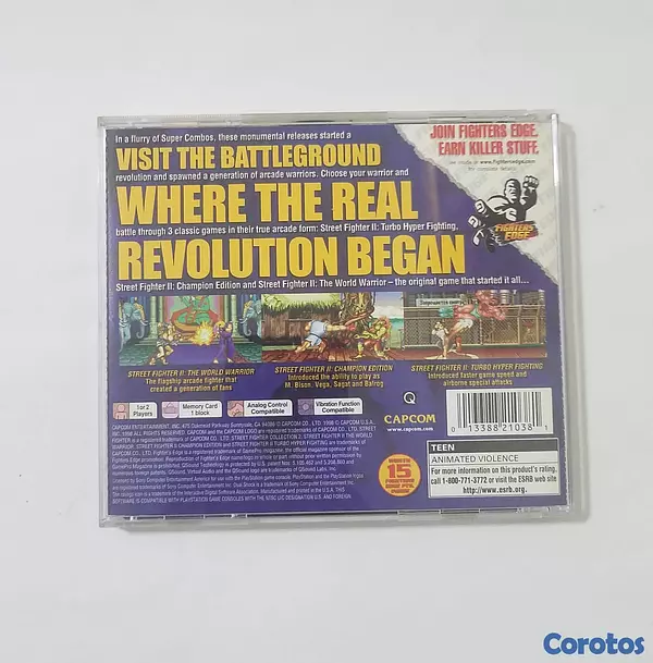 consolas y videojuegos - Street Fighter Collection 2 de PlayStation 1 (PS1) 3