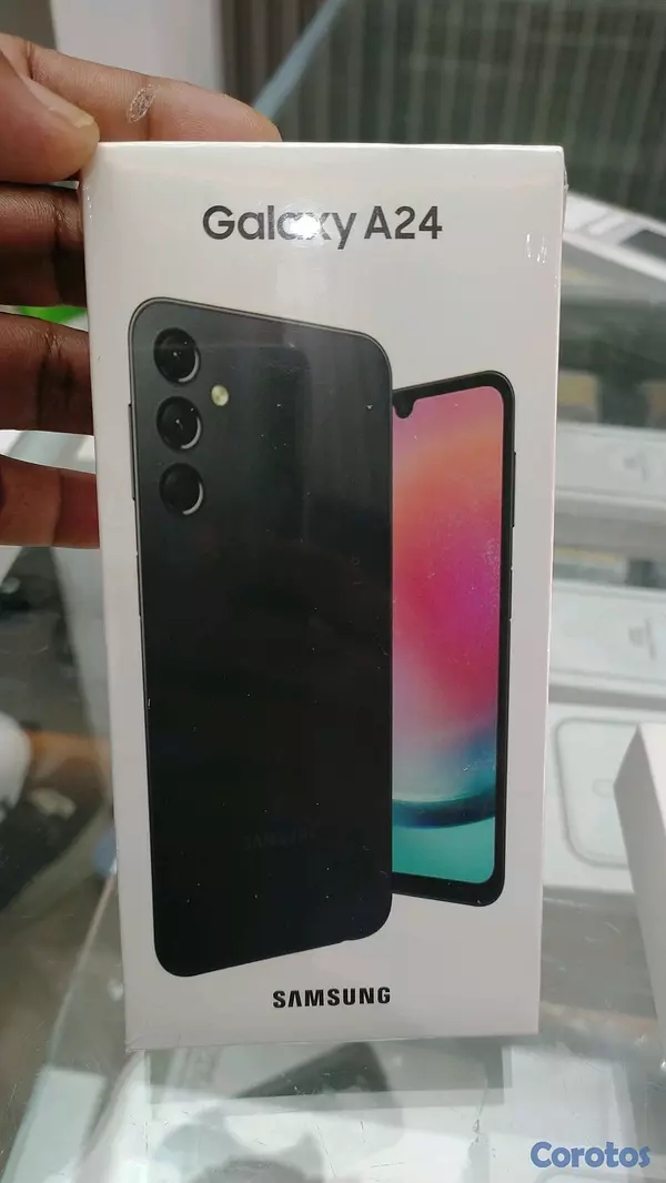 celulares y tabletas - Disponible cel Samsung A24 128GB en su caja precio 7,500 peso  3