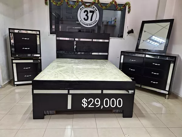 muebles y colchones - Juego de Habitacion con Colchon  2