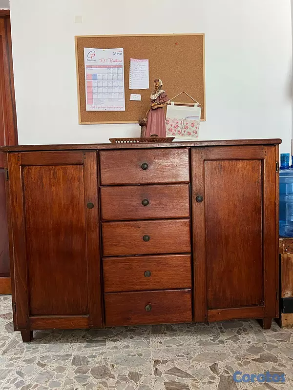muebles y colchones - Mueble con gabinetes de madera de cedro para comed 3