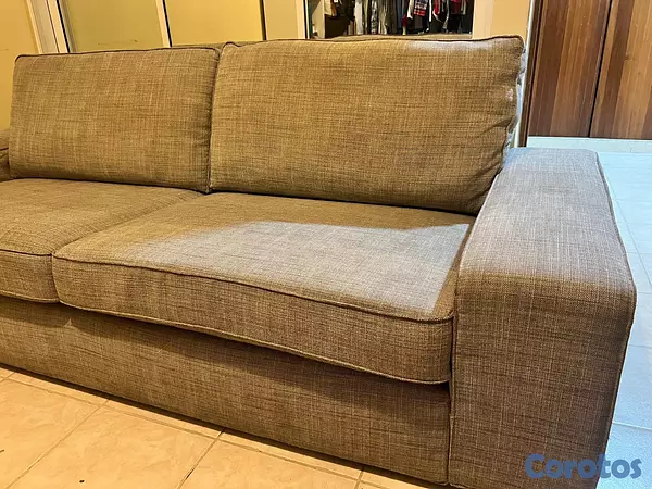 muebles y colchones - Sofa 3 Piezas Ikea Gris 2