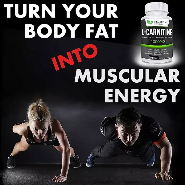 Salud y Equipamiento Médico - L-carnitina Extra Fuerte 1000 Mg Metabolismo 200 Cap 5