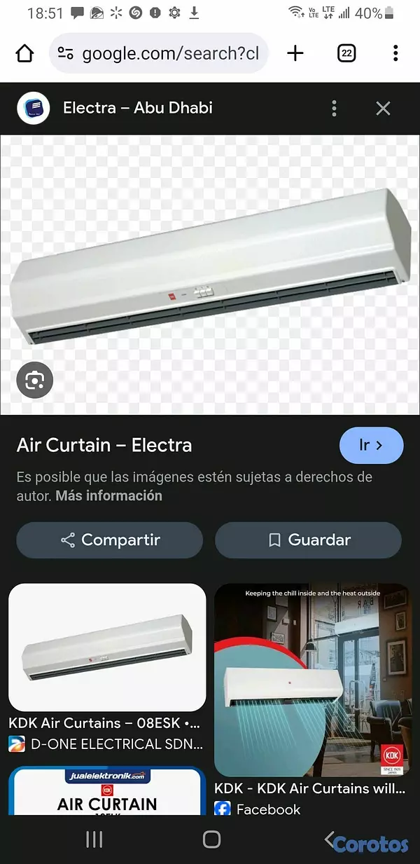 aires acondicionados y abanicos - cortina del Aire   KDK marca  48"     2