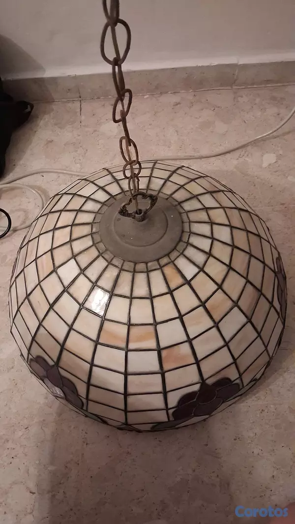 decoración y accesorios - Lampara colgante en vitral 100% 4