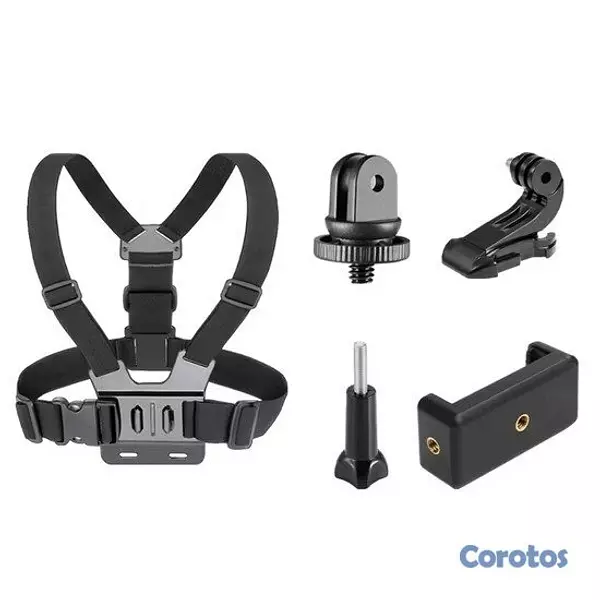 accesorios para electronica - Soporte de Pecho para Cámara Deportiva Ajustable y 3