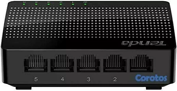 computadoras y laptops - SWITCH 5 PUERTOS TENDA GIGABIT SG105, NO ADMINISTRABLE, 10/100/1000  2