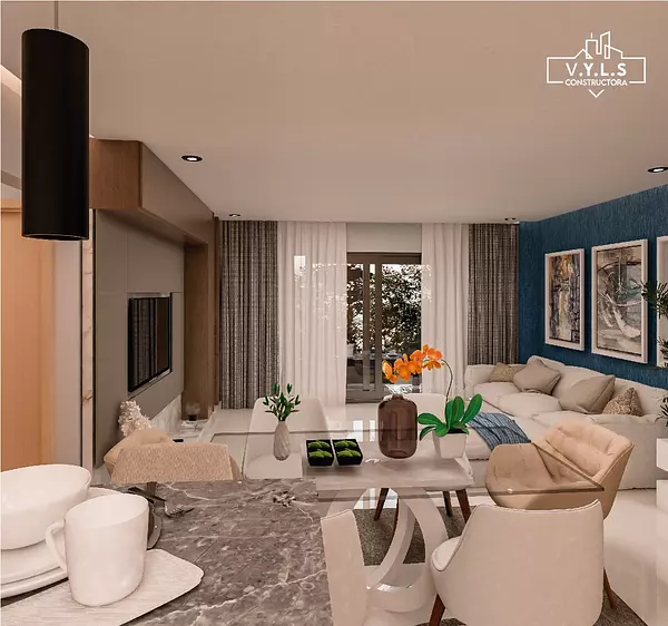 apartamentos - TORRE DE APART EN ENSANCHE OZAMA CON VISTA AL Mar 4