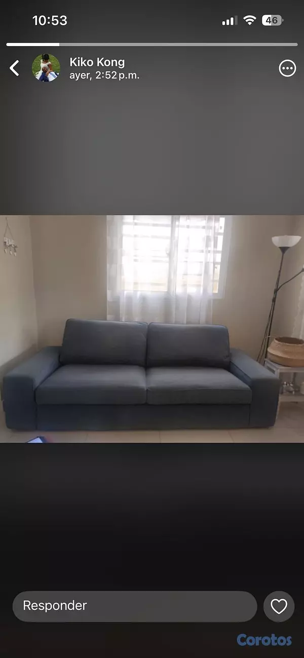 muebles y colchones - Se vende sofá IKEA 3 plazas 2