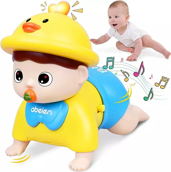 juguetes - Bebe gateador electronico, ideal para bebes en etapa de gateo. juguete 6