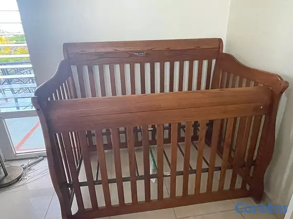 muebles - Cuna cama de madera  5