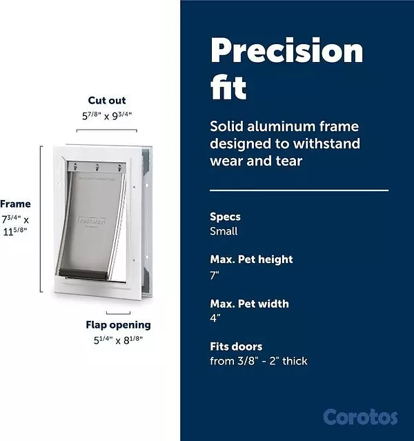 animales y mascotas - Puerta PetSafe Freedom para Mascotas (Aluminio) -  6
