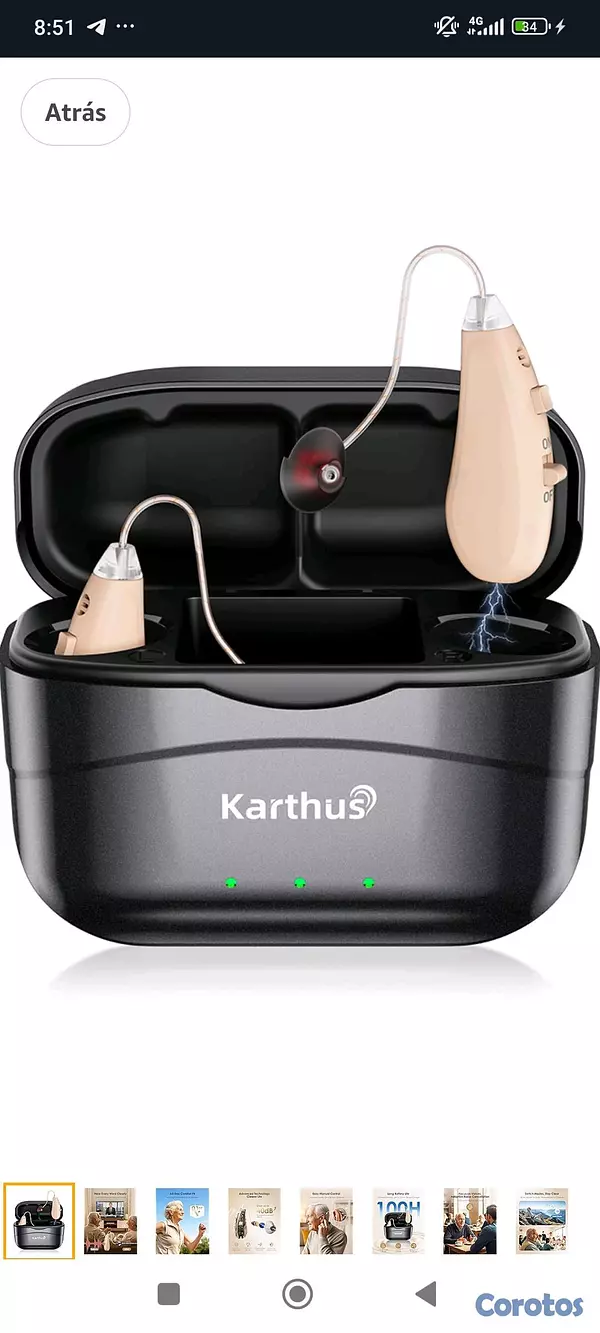 camaras y audio - ​👂 Audífono Recargable Avanzado Karthus (Modelo Samba R11) - ¡Nuevo! 👂 3