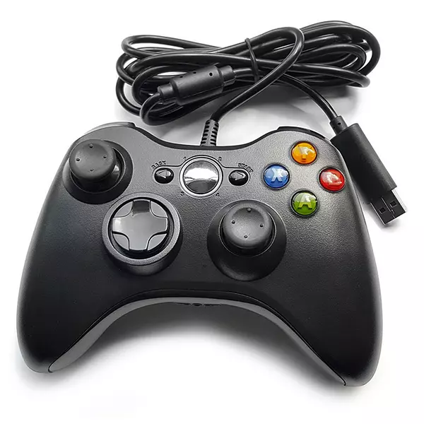 consolas y videojuegos - Control con alambre para XBOX 360 2.5 METROS 2