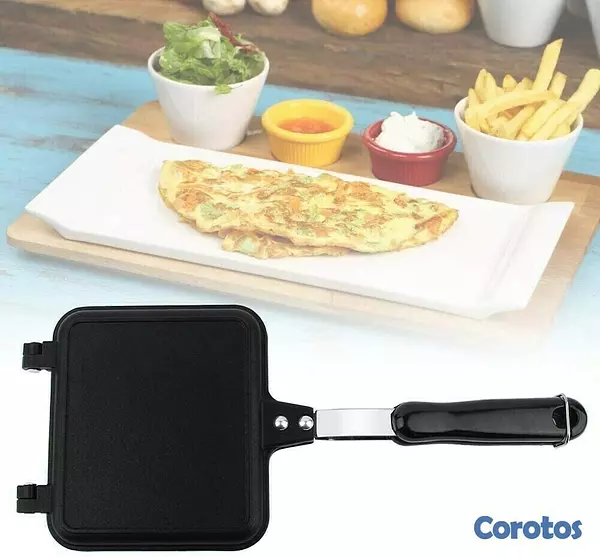cocina - Sartén para sándwich, tostadas y pan de pastel de doble cara, herramienta. 2