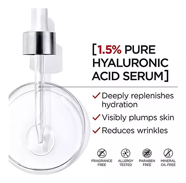 Salud y Equipamiento Médico - Suero De Acido Hialuronico Puro 1,5% Para Rostro Con Vitamin 2
