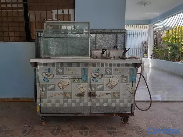 equipos profesionales - Carrito de comida con vitrina 5