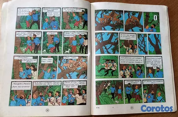 hobby y coleccion - Libro de historietas clasico de Tin Tin :El Tesoro de Rackham el Rojo.Herge 3