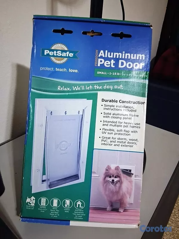 animales y mascotas - Puerta PetSafe Freedom para Mascotas (Aluminio) -  7