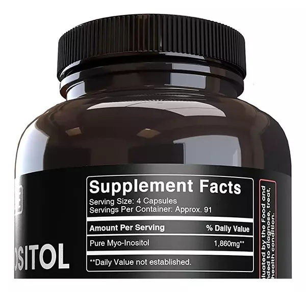 Salud y Equipamiento Médico - Inositol 365 Cap 1860 Mg 2