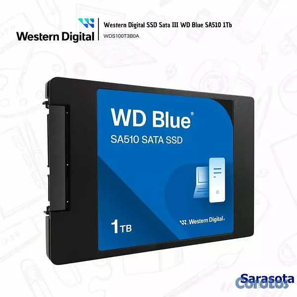 accesorios para electronica - Western Digital SSD Sata III WD Blue SA510 1Tb 2